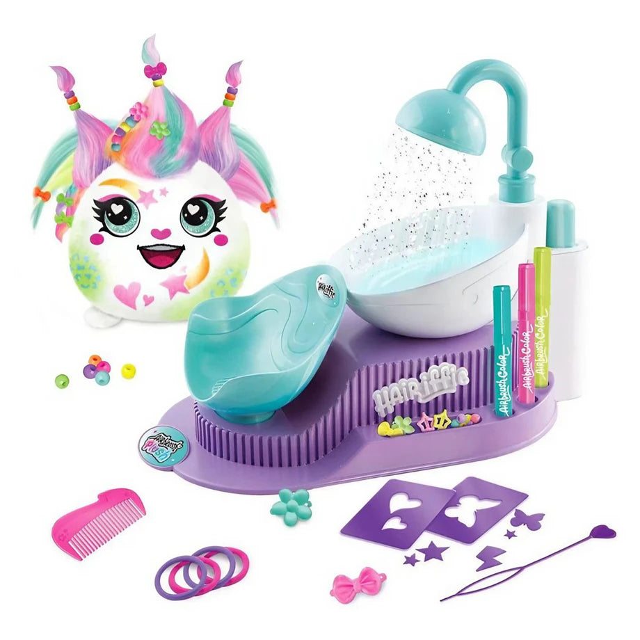 Canal Toys Airbrush Plush Hair’iffic Hairstyle Salon Playset