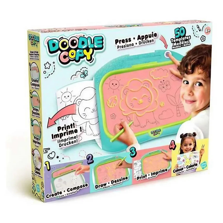 Canal Toys Doodle Copy Printable Drawing Board Set (57 Pieces)