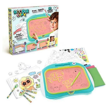 Canal Toys Doodle Copy Printable Drawing Board Set (57 Pieces)