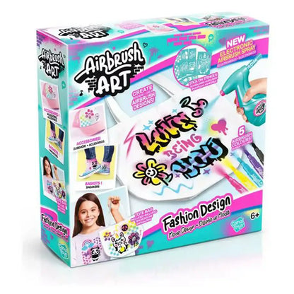 Canal Toys Airbrush Art Fashion Design Kit (5 Pieces)