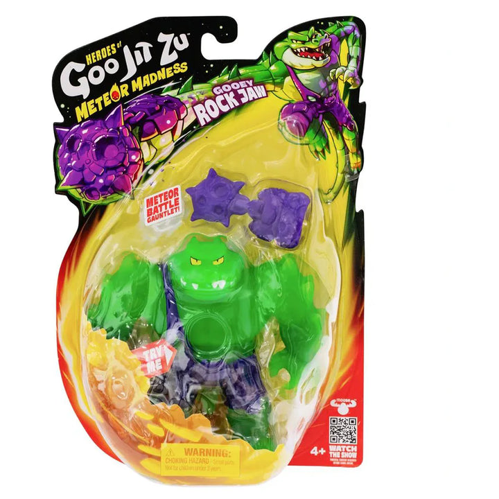 Heroes of Goo Jit Zu Meteor Madness Series 13 Gooey Rock Jaw Figure (12 cm)