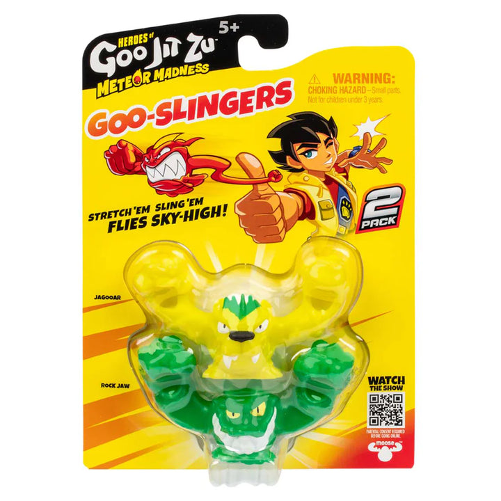 Heroes of Goo Jit Zu Meteor Madness Series 13 Goo-Slingers Action Figures Pack of 2(Assorted)
