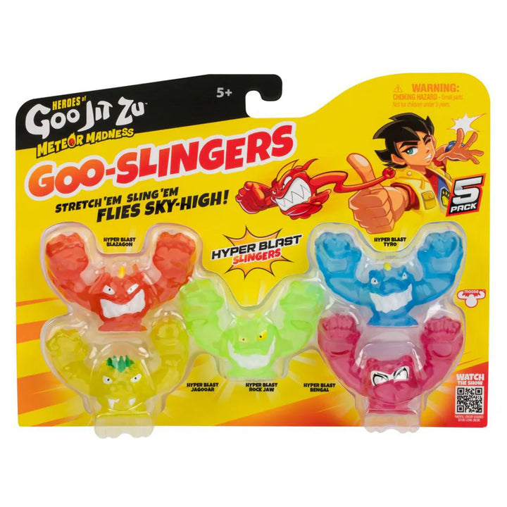 Heroes of Goo Jit Zu Meteor Madness Series 13 Goo Slingers Hyper Blast Slingers Pack (Pack of 5)