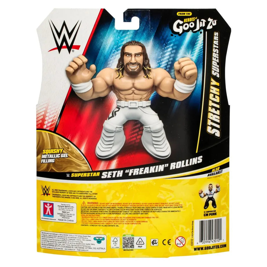 Heroes Of Goo Jit Zu Wwe Series 2 Stretchy Superstar Seth Freakin Rollins Action Figure (11.4 Cm)