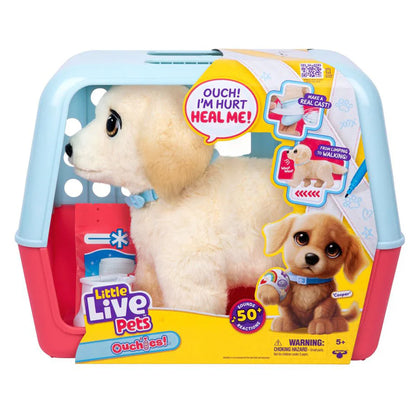 Little Live Pets Ouchies Cooper Interactive Plush Toy Playset