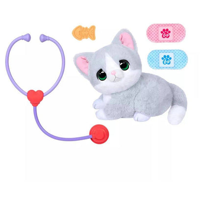 Little Live Pets Ouchies Mittens Kittens Interactive Plush Toy Playset