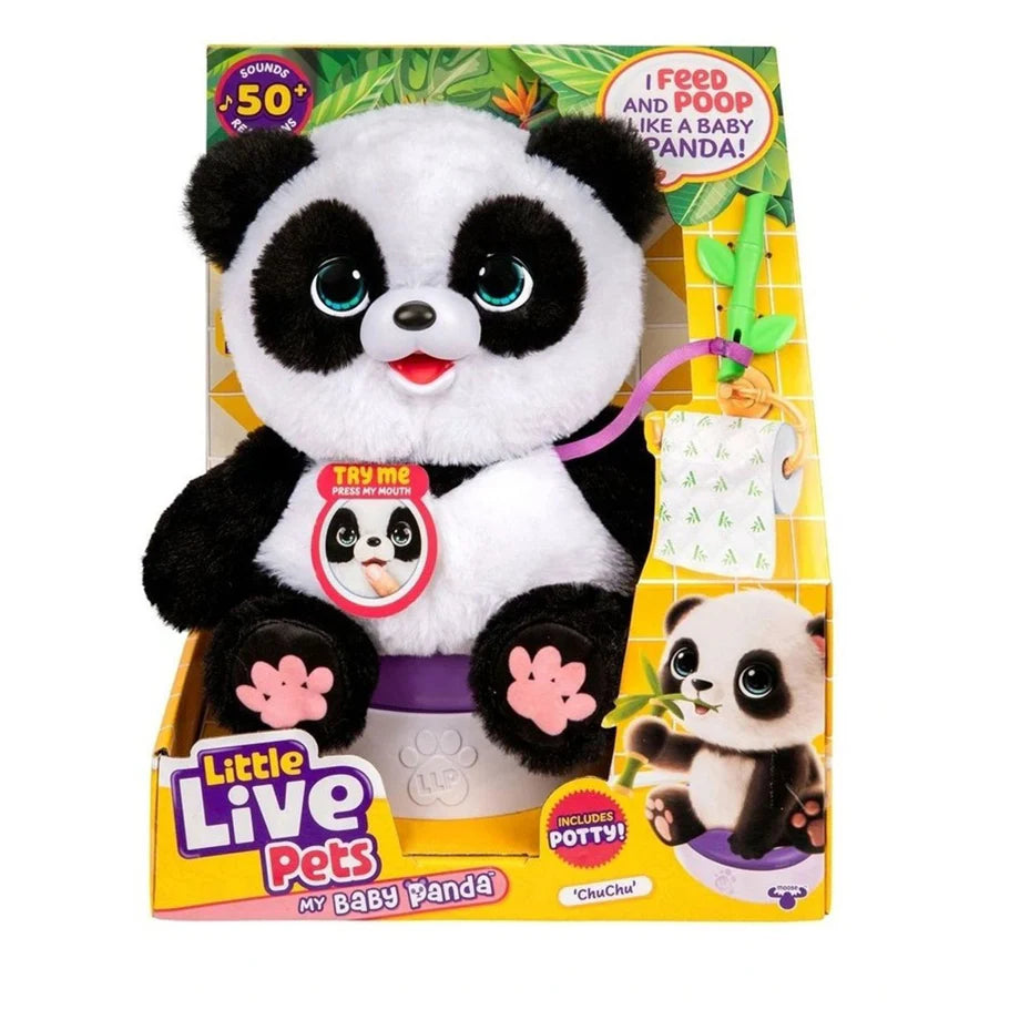 Little Live Pets My Baby Panda Series 2 ChuChu Interactive Plush Toy