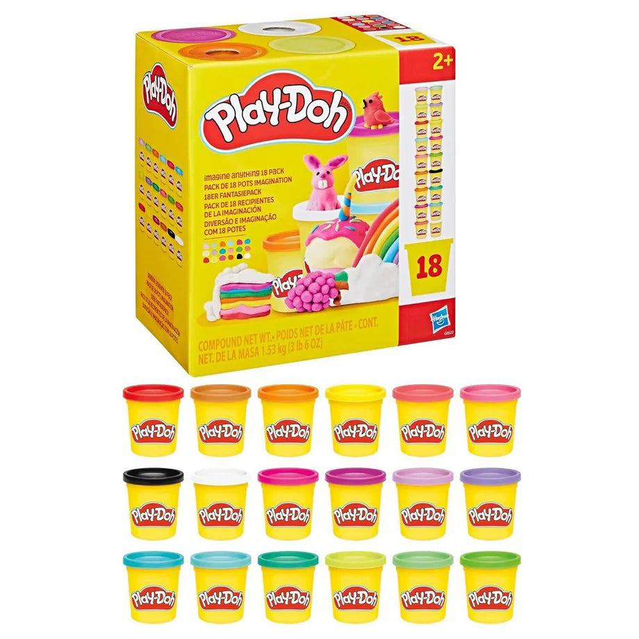 Play-Doh Imagine Anything Modeling Compound Pack (Pack of 18, 1.53 kg)