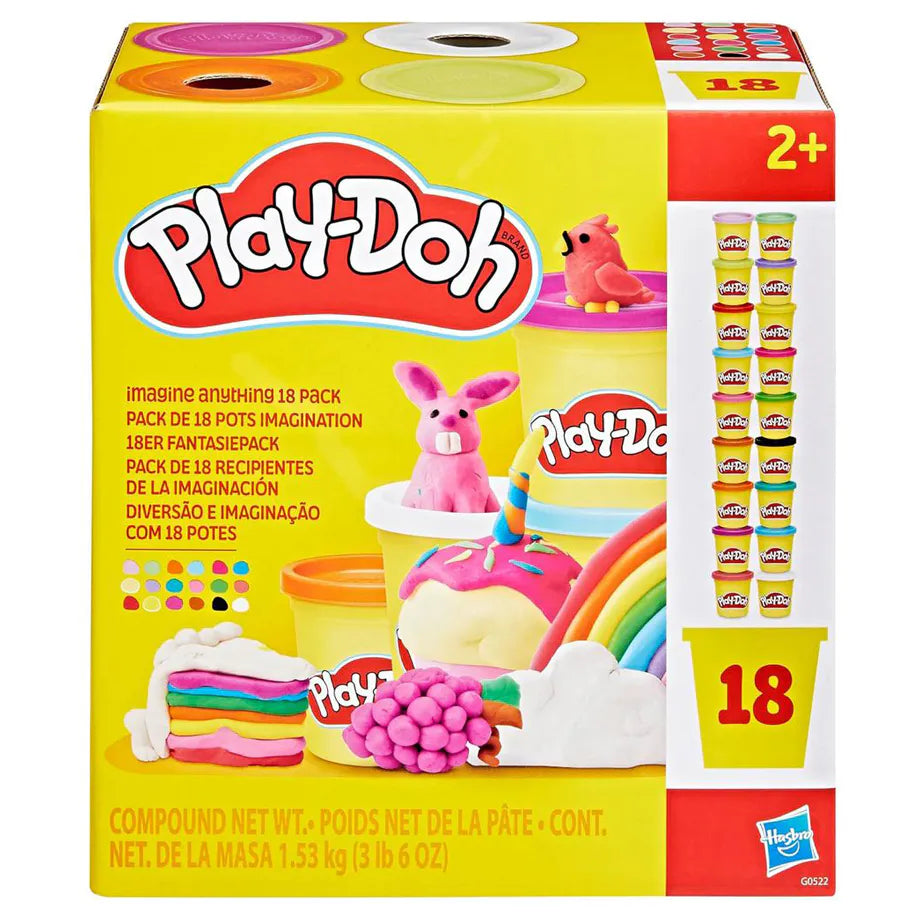 Play-Doh Imagine Anything Modeling Compound Pack (Pack of 18, 1.53 kg)
