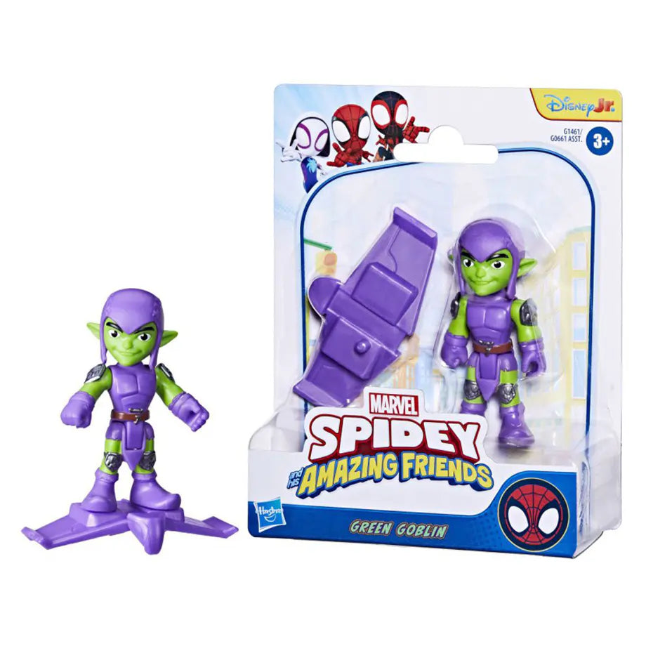 Hasbro Marvel Spidey and His Amazing Friends Green Goblin Action Figure Set