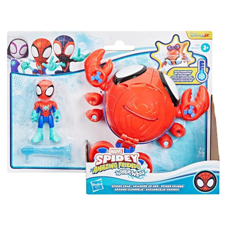 Hasbro Marvel Spidey and His Amazing Friends Water-Webs Spider-Krab Submarine Playset