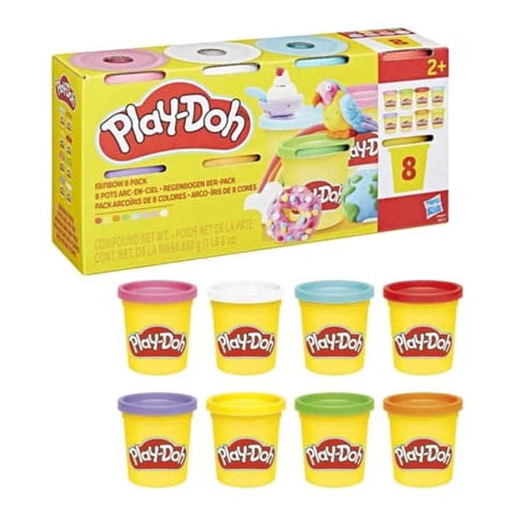 Play-Doh Rainbow Compound Set (Pack of 8, 680 g)