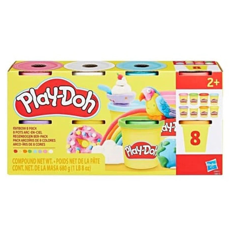 Play-Doh Rainbow Compound Set (Pack of 8, 680 g)