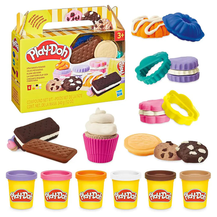 Play-Doh Little Bakery Playset (340 g, Pack of 6)