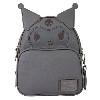 Loungefly x Funko POP! Sanrio Kuromi Monochrome Cosplay Convertible Mini Backpack & Crossbody Bag (10.2 x 17.1 x 21 cm)