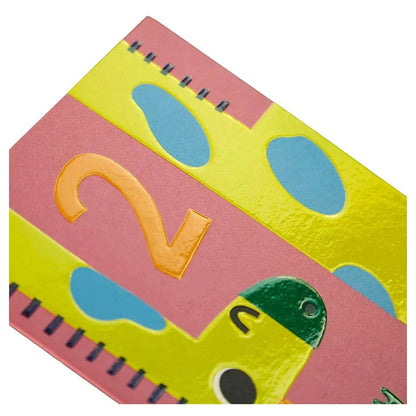 Raspberry Blossom Zoopa Doopa Giraffe 2Nd Birthday Greeting Card (12.5 X 17.2 Cm)