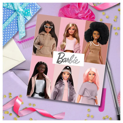 Danilo Promotions Barbie Fashion Icons Happy Birthday Greeting Card (15.2 X 17.8 Cm)
