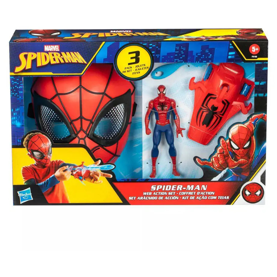 Hasbro Marvel Spider-Man Web Action Set (Pack of 3)