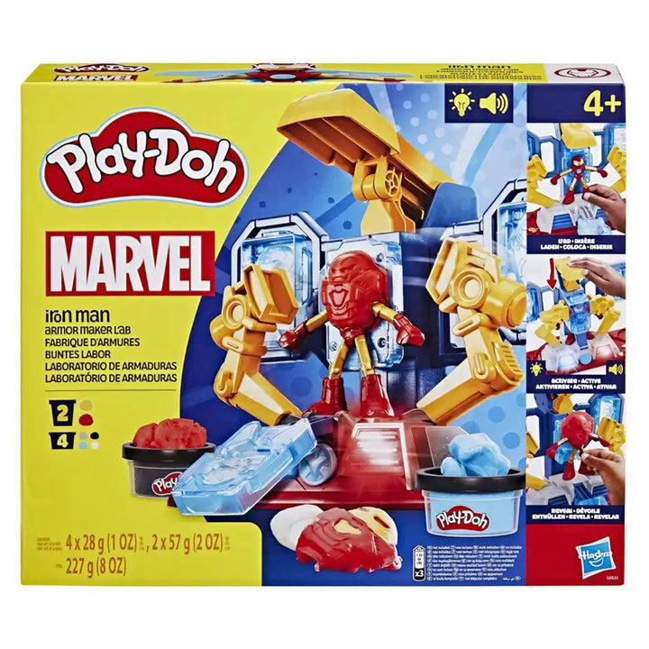 Play-Doh Marvel Iron Man Armor Maker Lab Playset (10.16 cm, 227 g)
