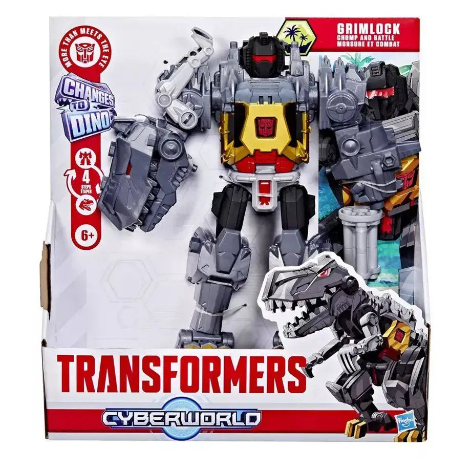Hasbro Transformers Cyberworld Grimlock Chomp & Battle Action Figure (22.5 cm)