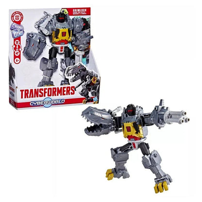 Hasbro Transformers Cyberworld Grimlock Chomp & Battle Action Figure (22.5 cm)