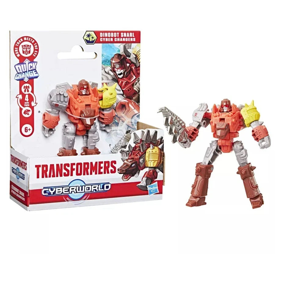 Hasbro Transformers Cyberworld Dinobot Snarl Cyber Changers Action Figure (10 cm)