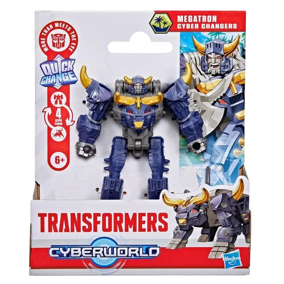 Hasbro Transformers Cyberworld Megatron Cyber Changers Action Figure (10 cm)