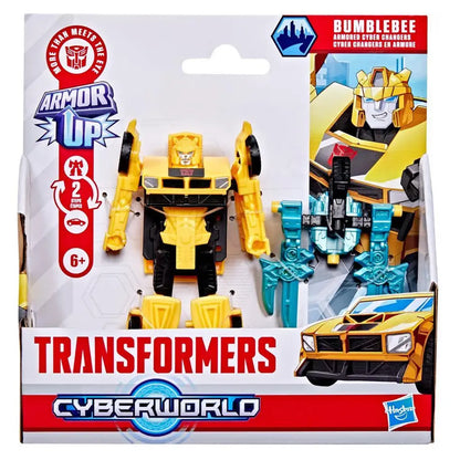 Transformers Cyberworld Bumblebee Armored Cyber Changers Action Figure (10 Cm)