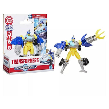 Hasbro Transformers Cyberworld Sky-Byte Cyber Changers Action Figure (10 cm)
