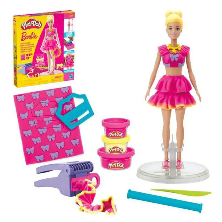 Play-Doh Barbie Ruffles & Bows Creative Doll Set (29.21 cm, 183.5 g)