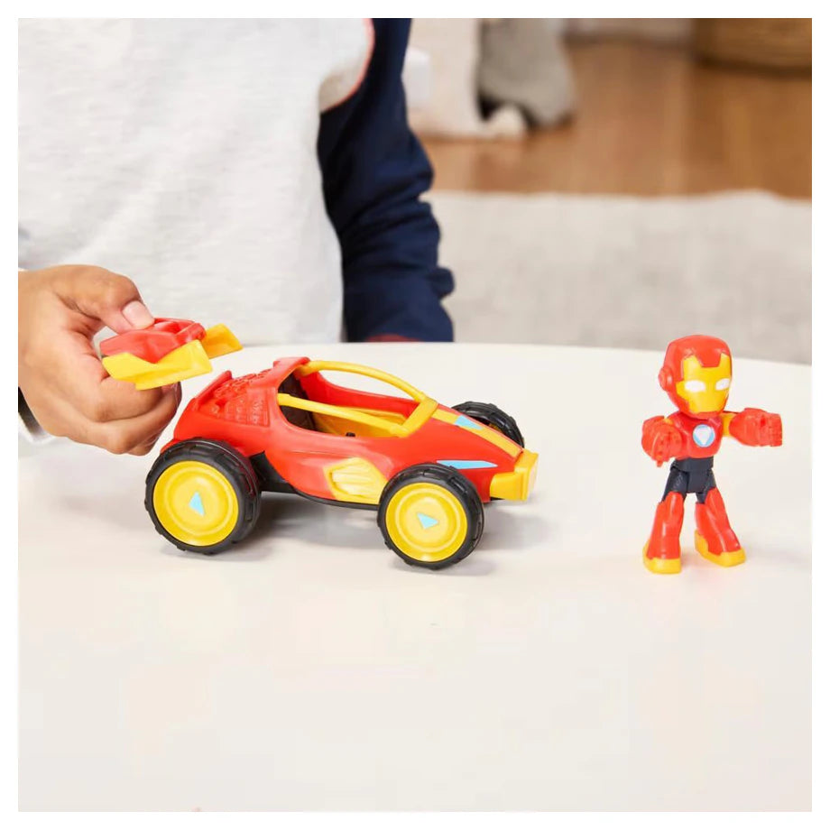 Hasbro Marvel Iron Man and His Awesome Friends Iron Man Iron Racer Playset