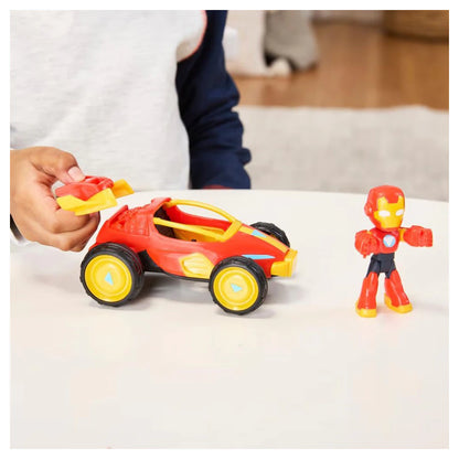 Hasbro Marvel Iron Man and His Awesome Friends Iron Man Iron Racer Playset