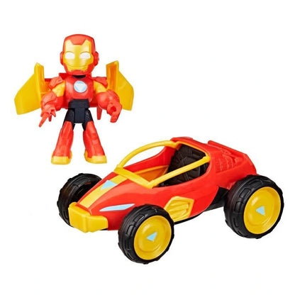Hasbro Marvel Iron Man and His Awesome Friends Iron Man Iron Racer Playset