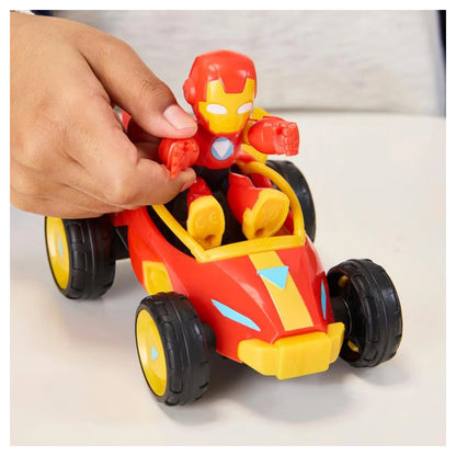 Hasbro Marvel Iron Man and His Awesome Friends Iron Man Iron Racer Playset
