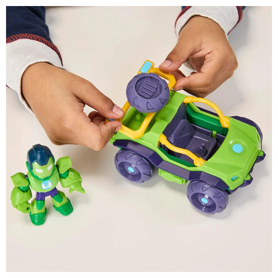 Hasbro Marvel Iron Man and His Awesome Friends Iron Hulk Iron Racer Playset