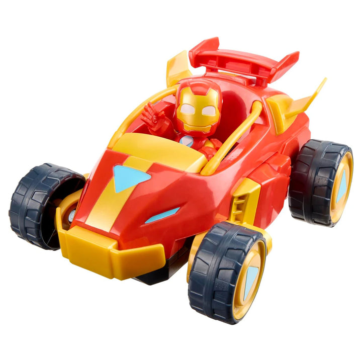 Hasbro Marvel Iron Man and His Awesome Iron Man 2-in-1 Mech Suit and Vehicle Playset