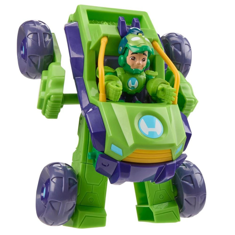 Hasbro Marvel Iron Man and His Awesome Friends Iron Hulk 2-in-1 Mech Suit & Vehicle Playset