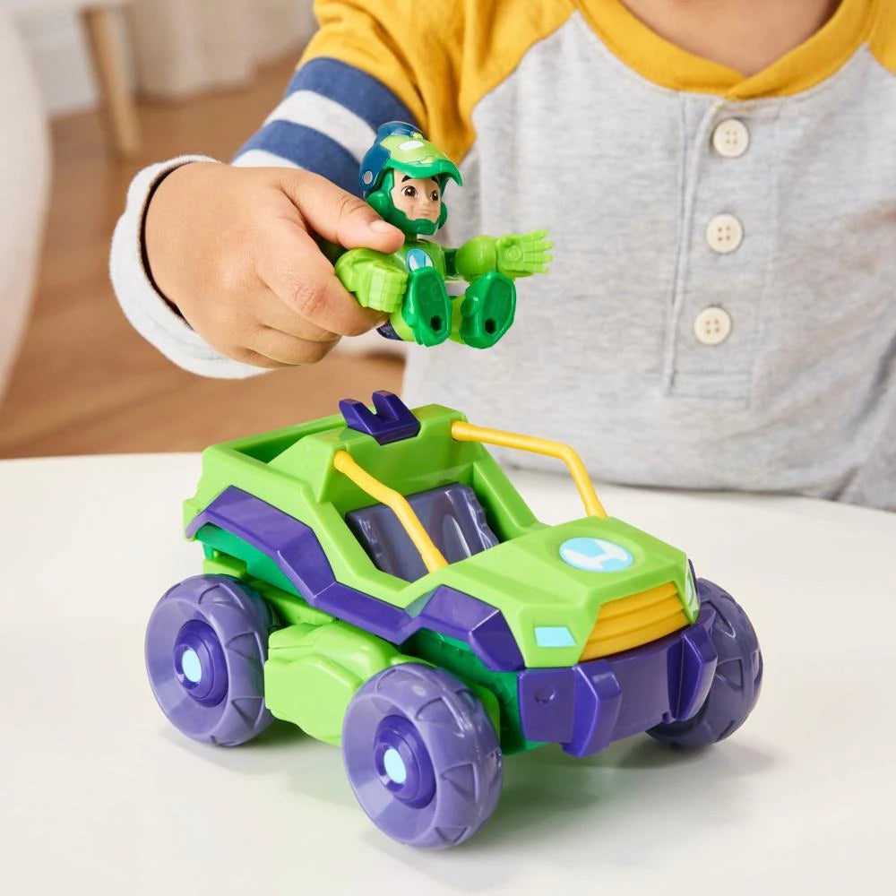 Hasbro Marvel Iron Man and His Awesome Friends Iron Hulk 2-in-1 Mech Suit & Vehicle Playset