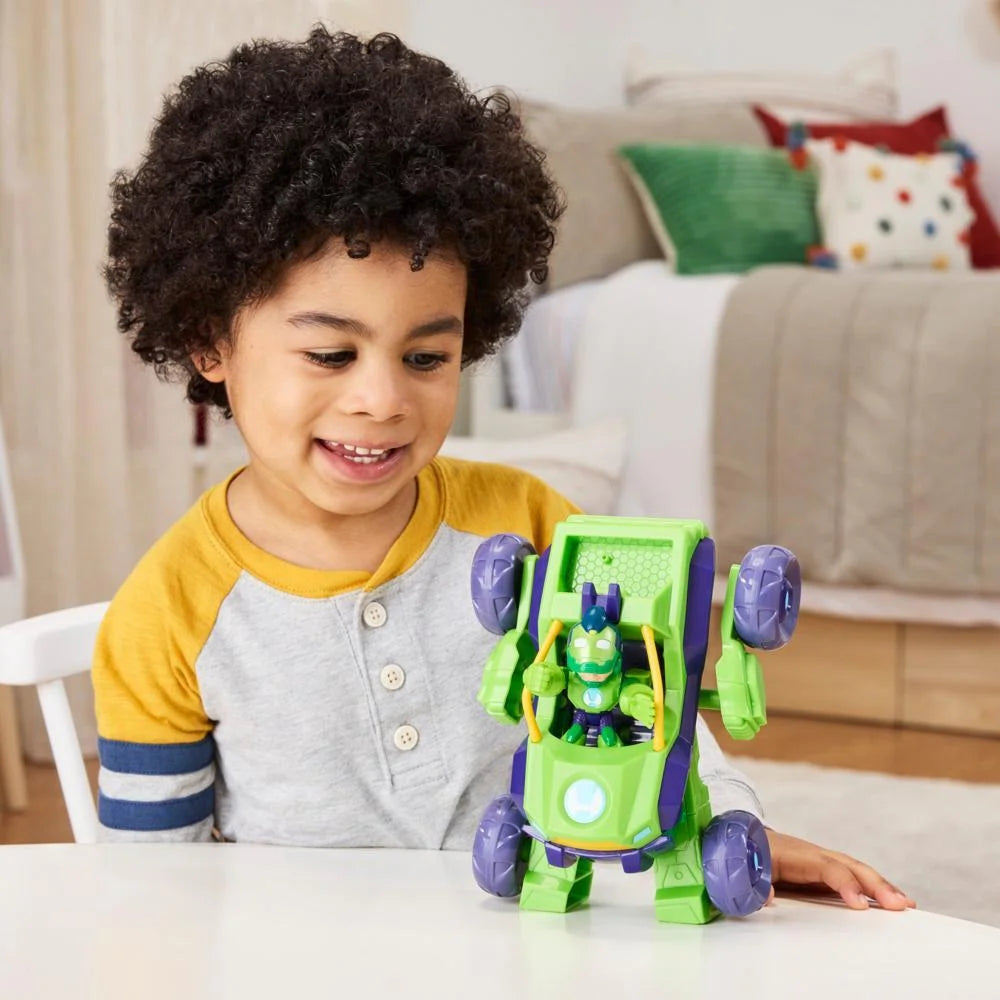 Hasbro Marvel Iron Man and His Awesome Friends Iron Hulk 2-in-1 Mech Suit & Vehicle Playset