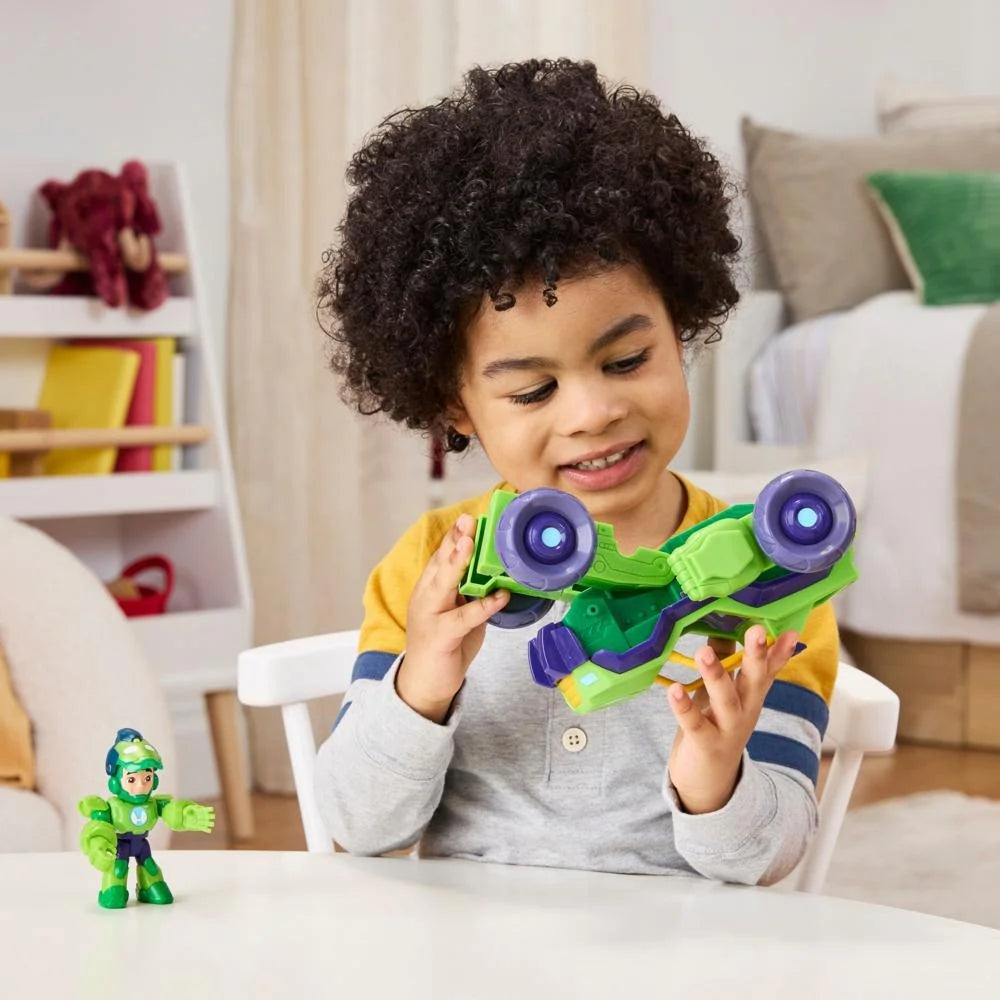 Hasbro Marvel Iron Man and His Awesome Friends Iron Hulk 2-in-1 Mech Suit & Vehicle Playset