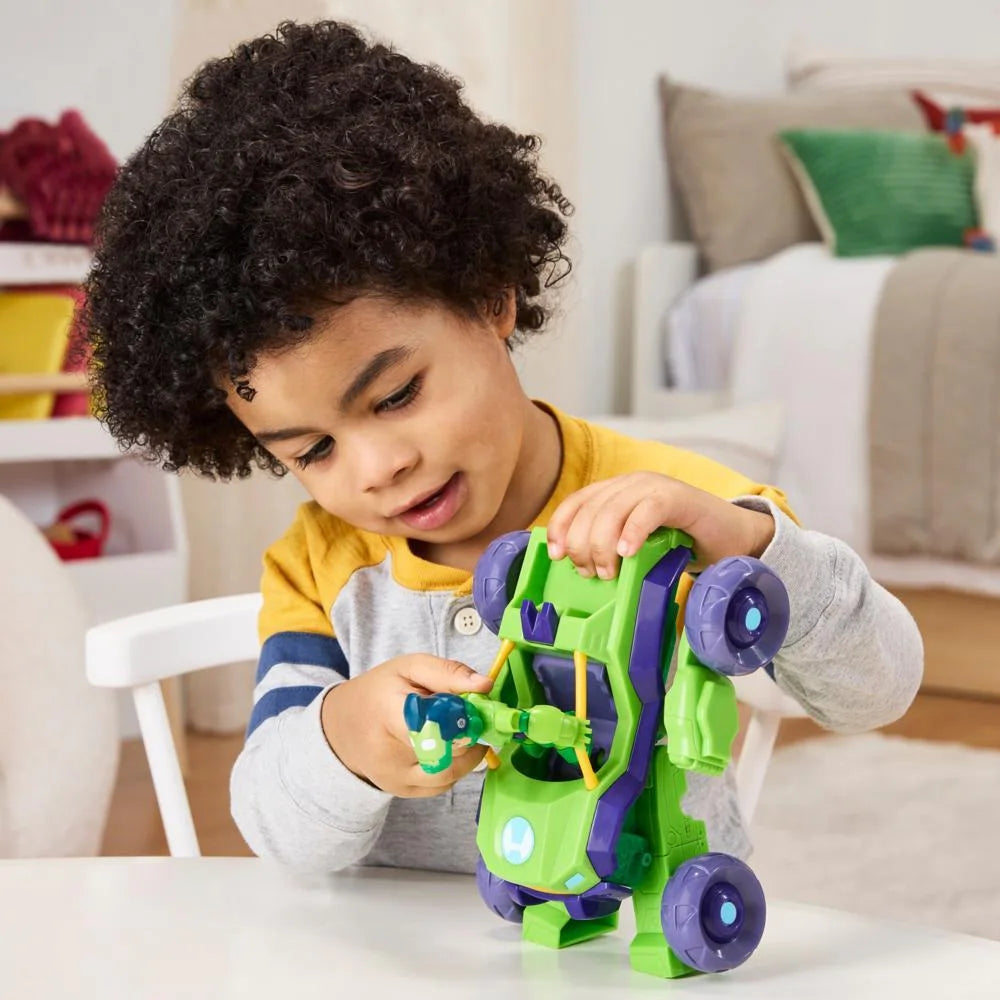 Hasbro Marvel Iron Man and His Awesome Friends Iron Hulk 2-in-1 Mech Suit & Vehicle Playset