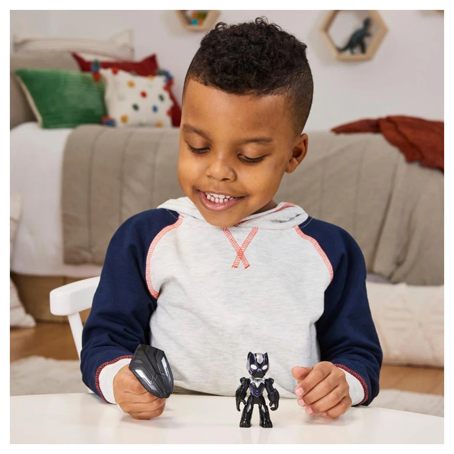 Hasbro Marvel Iron Man and His Awesome Friends Black Panther Action Figure Set