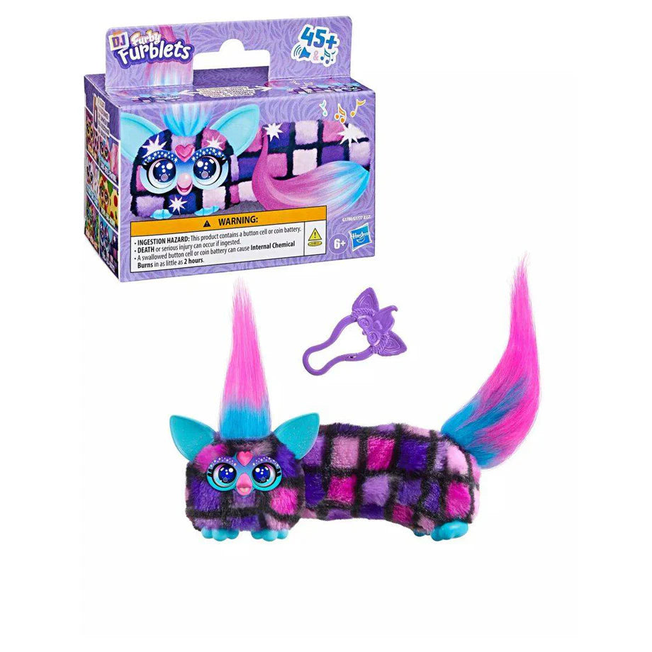 Furby DJ Furblets Dis-Co-Dazz Mini Electronic Plush Toy
