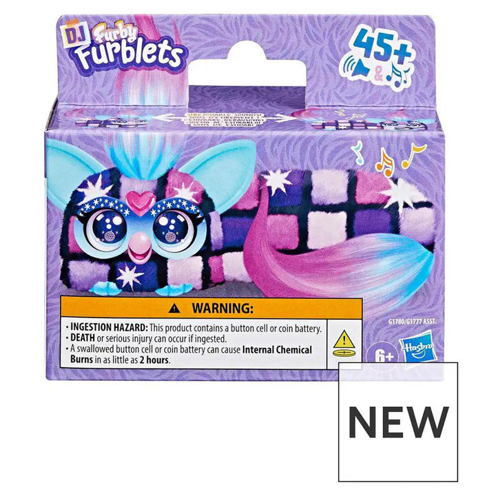 Furby DJ Furblets Dis-Co-Dazz Mini Electronic Plush Toy