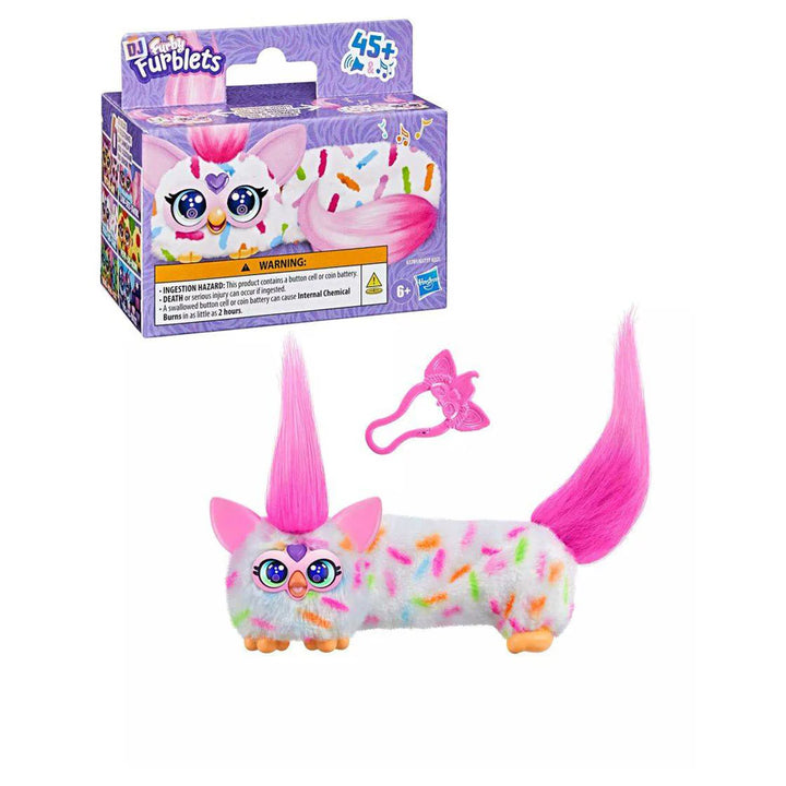 Furby DJ Furblets Berry-Cup-Cake Mini Electronic Plush Toy