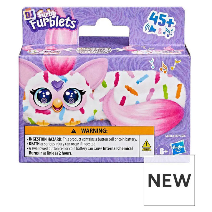 Furby DJ Furblets Berry-Cup-Cake Mini Electronic Plush Toy