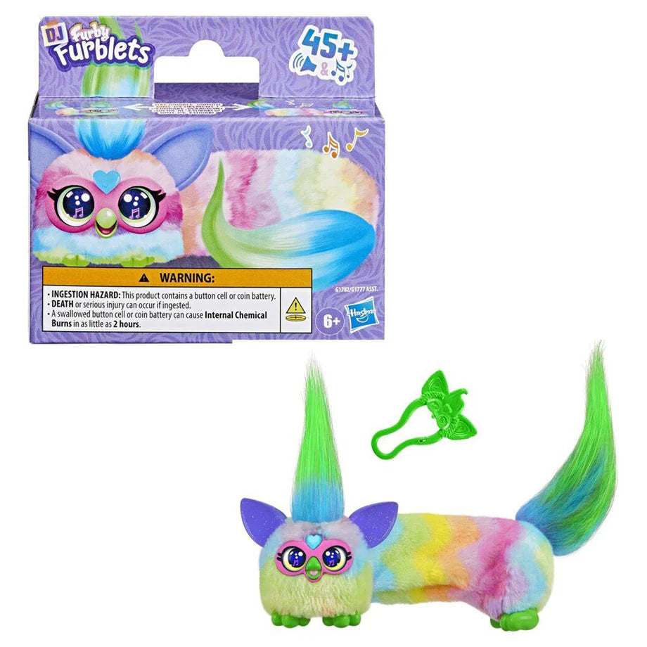 Furby DJ Furblets Can-Dee-Swirl Mini Electronic Plush Toy
