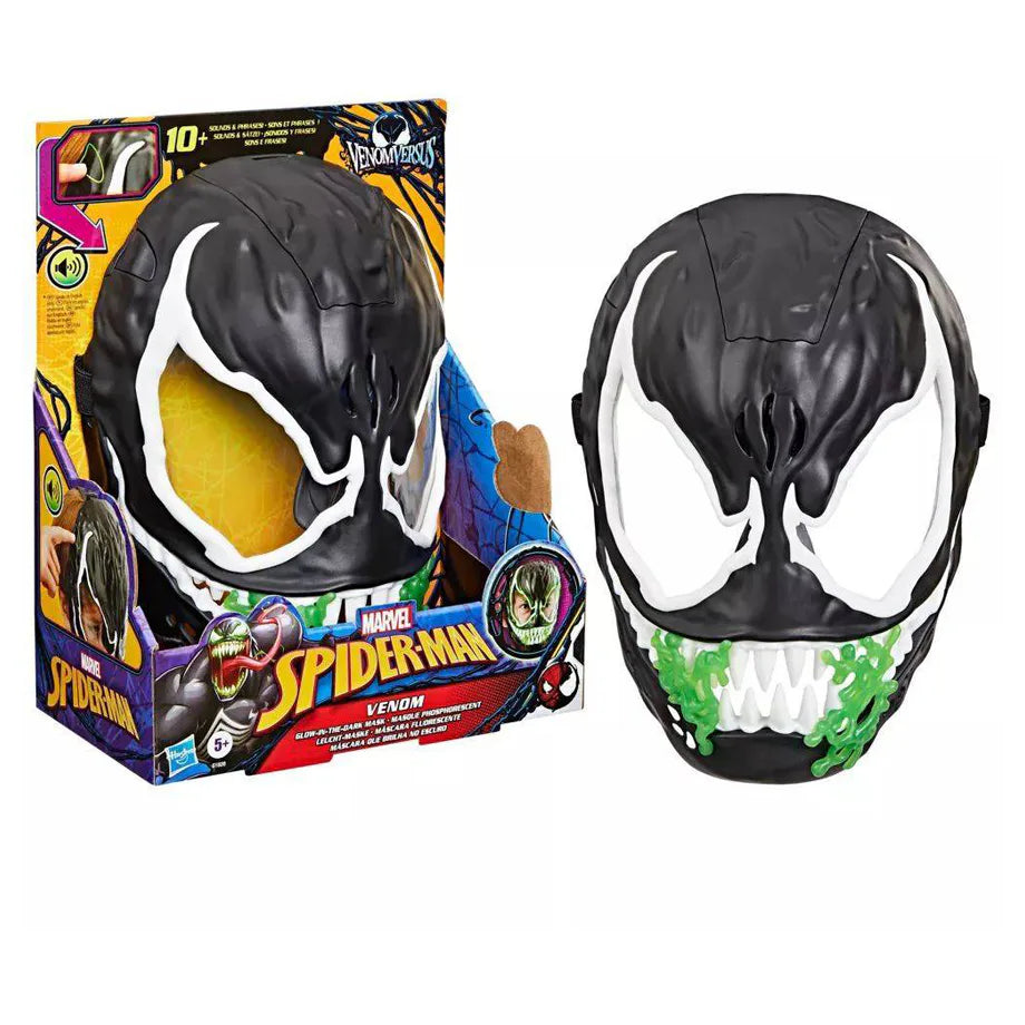 Hasbro Marvel Spider-Man Venom Versus Venom Glow-in-the-Dark Face Mask