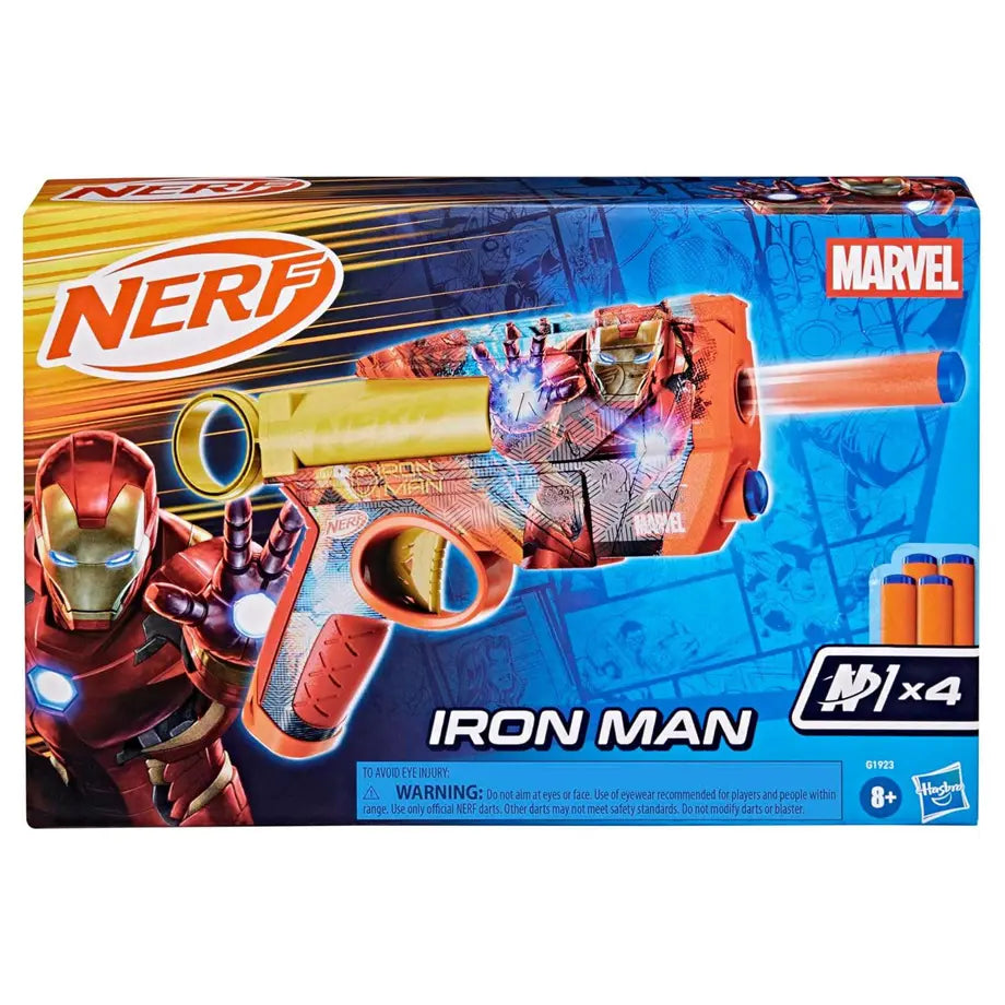 Nerf Marvel Iron Man Blaster with 4 Darts