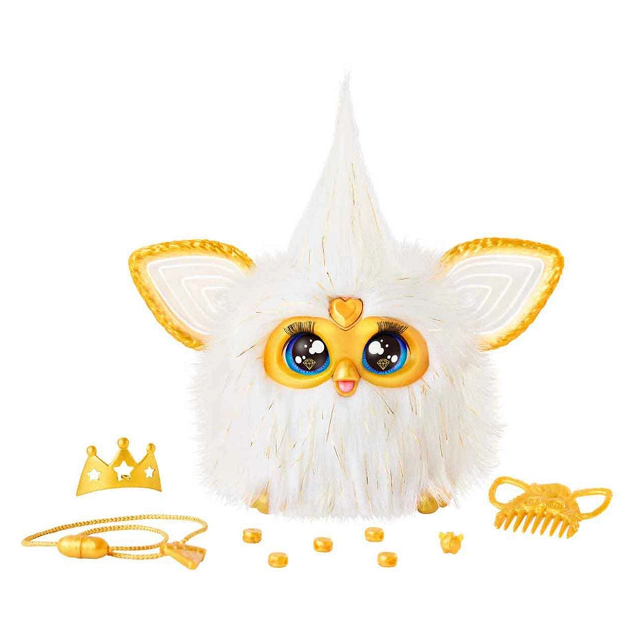 Furby Gold Glam Interactive Plush Toy (15 cm)